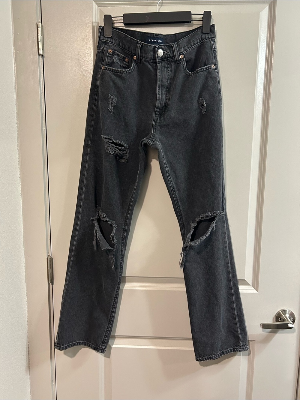 Aeropostale Black 90's Baggy Jeans